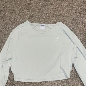 Never worn/ Gymshark Women's Light Green Long Sleeve Top